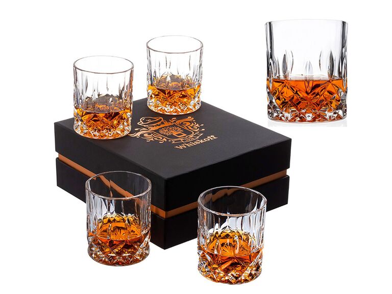 Diamond Whiskey Glasses Set in Box - Gift for Him - Home Bar Gift Idea –  Whiskoff