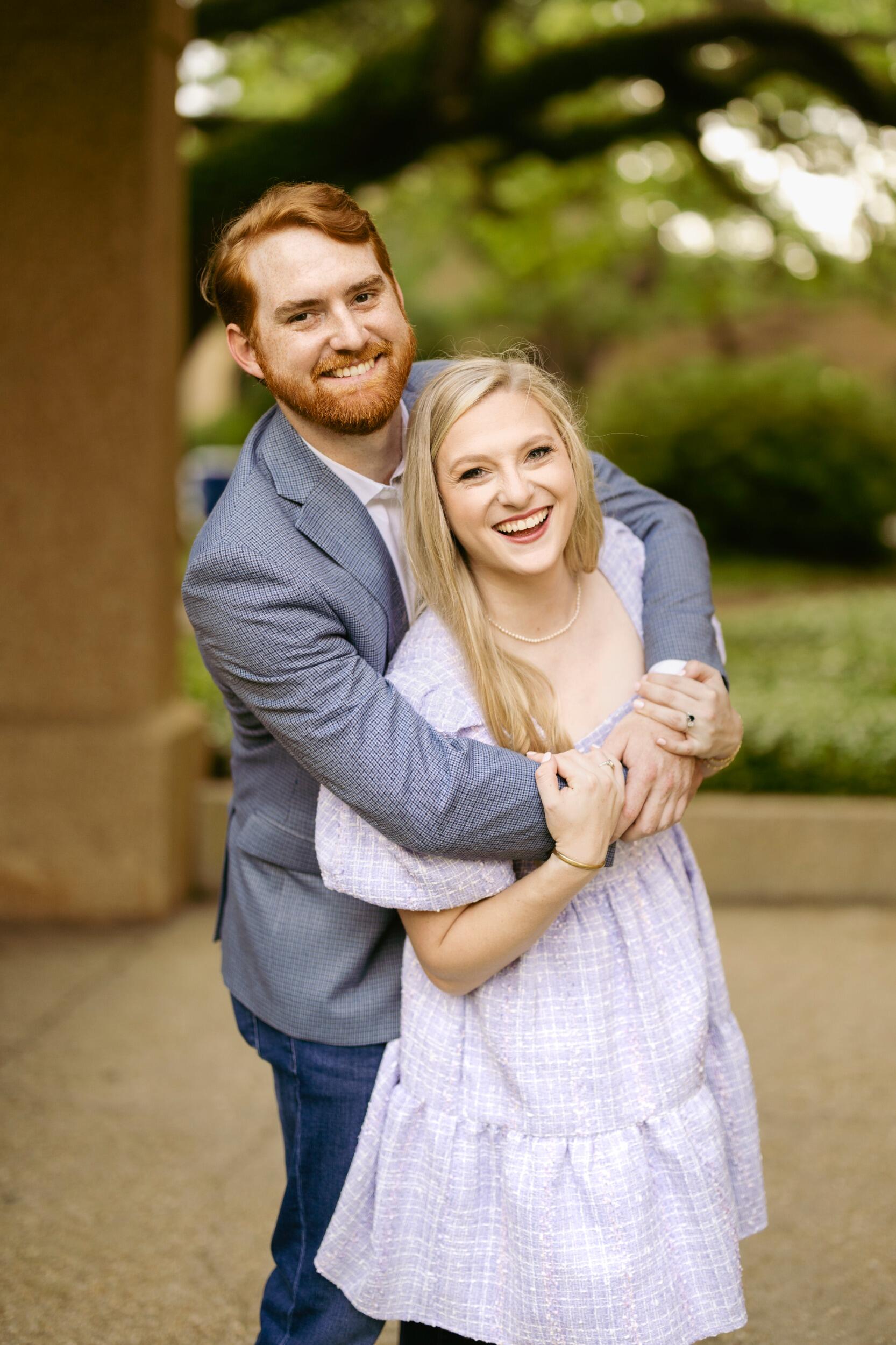 We returned to the place we met and had a wonderful time taking our engagement photos!