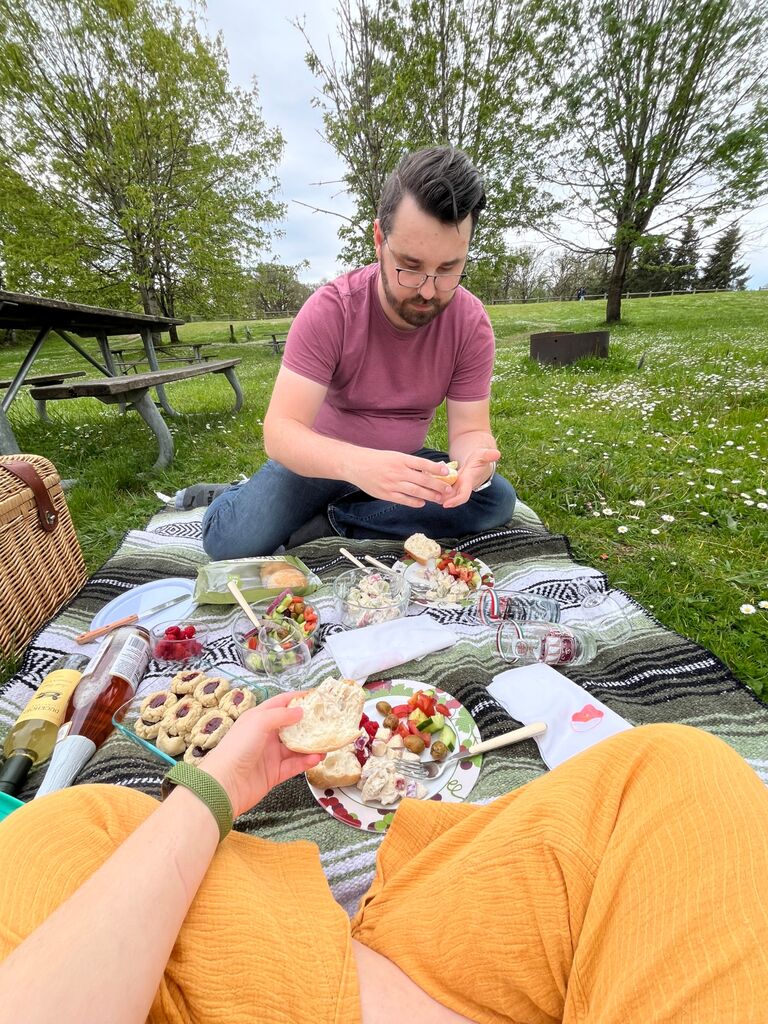 The picnic where Isaac told Katie he loved her, and she said it back