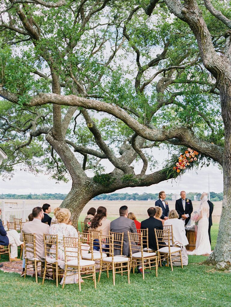 outdoor micro wedding