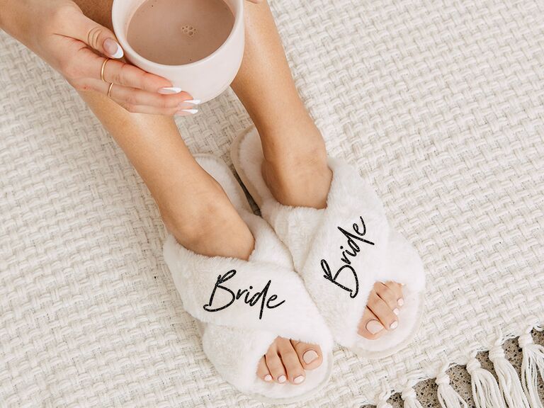 Monogrammed best sale house slippers