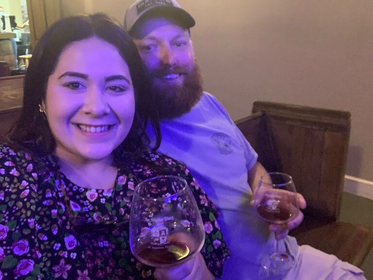 Wine tasting in St. Augustine for the first time!