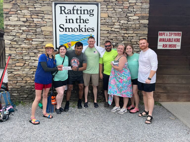 Whitewater rafting with some of our favorites