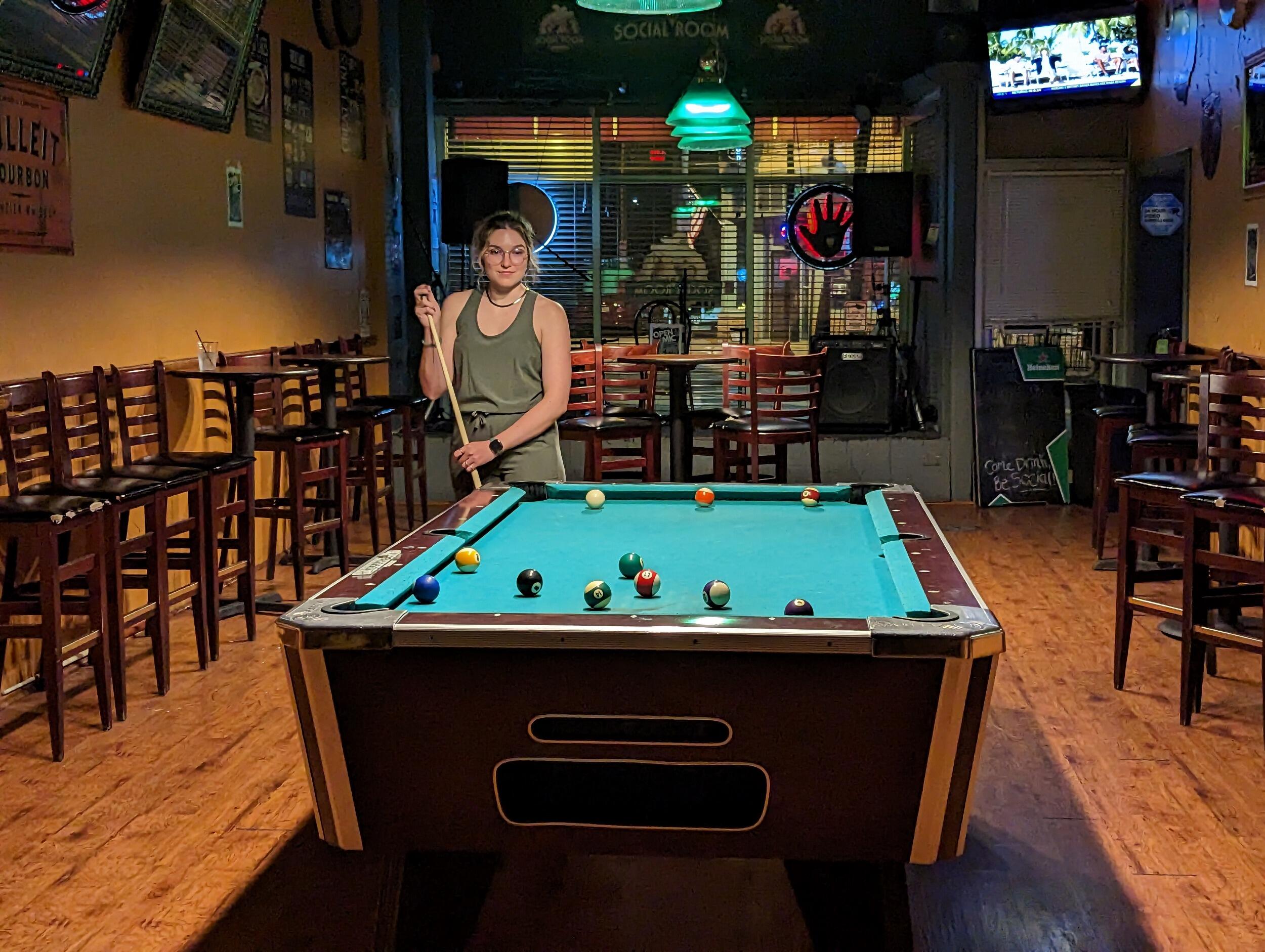 The Social Room is a special place to us. It is our favorite place to meet people, get cheap beer, and most importantly... dominate at pool.