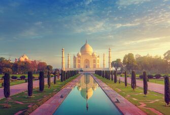 India Honeymoon - The Taj Mahal at Dawn