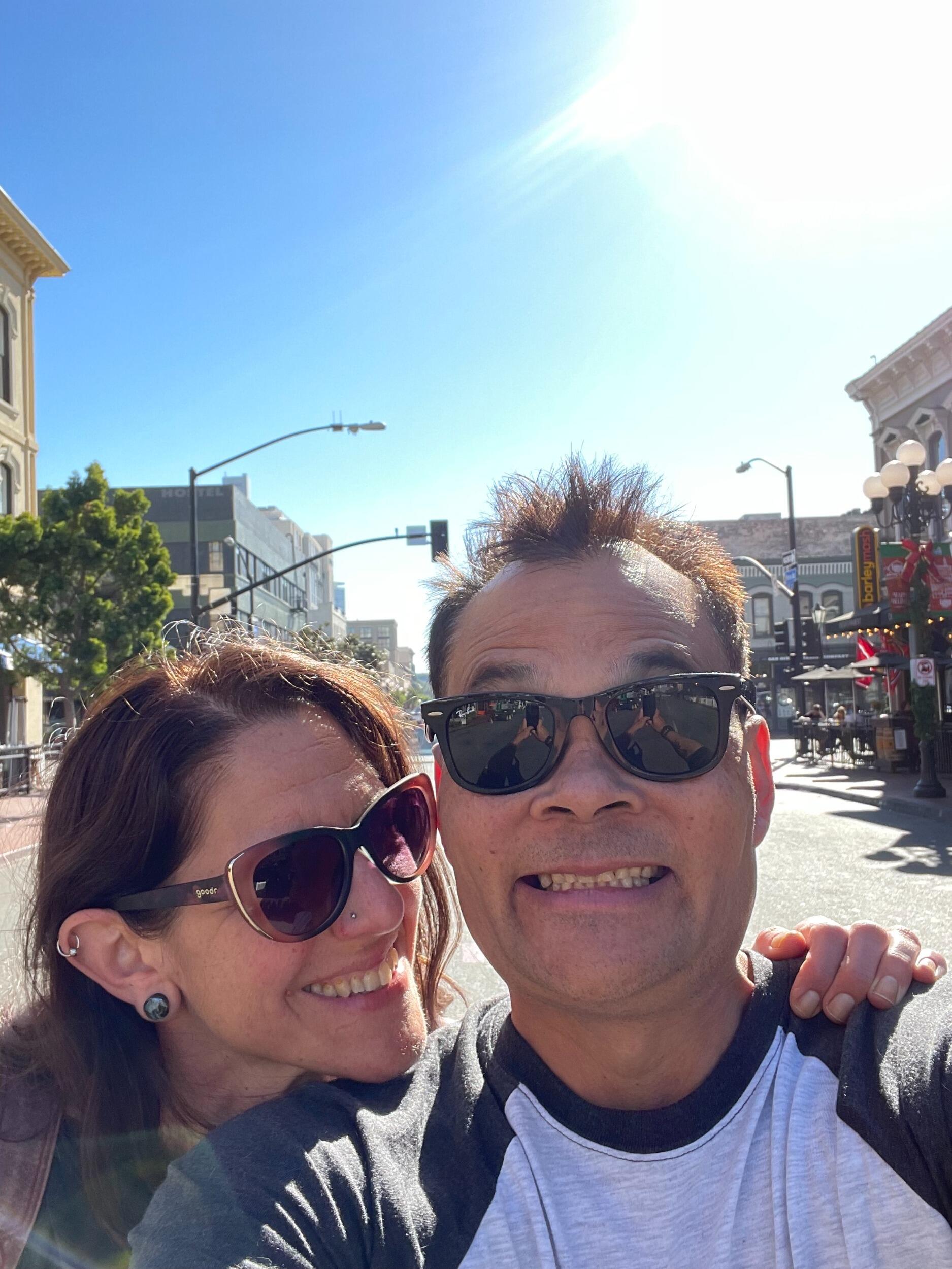 Our first photo together 