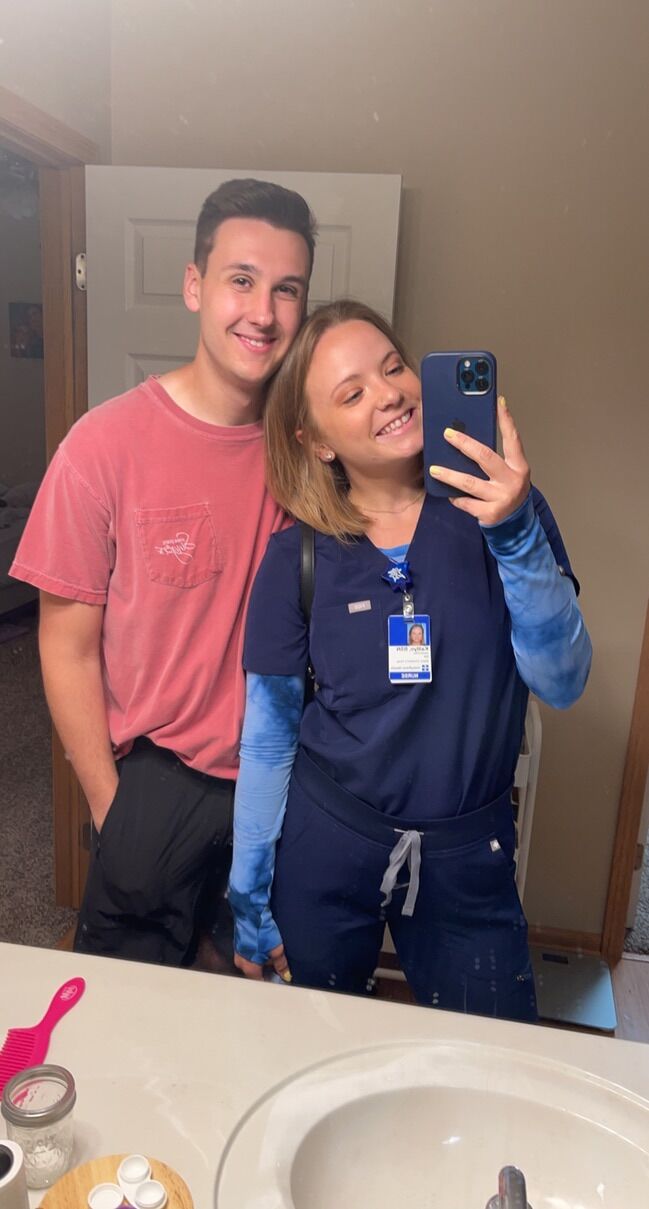 Starting our first big kid jobs together!