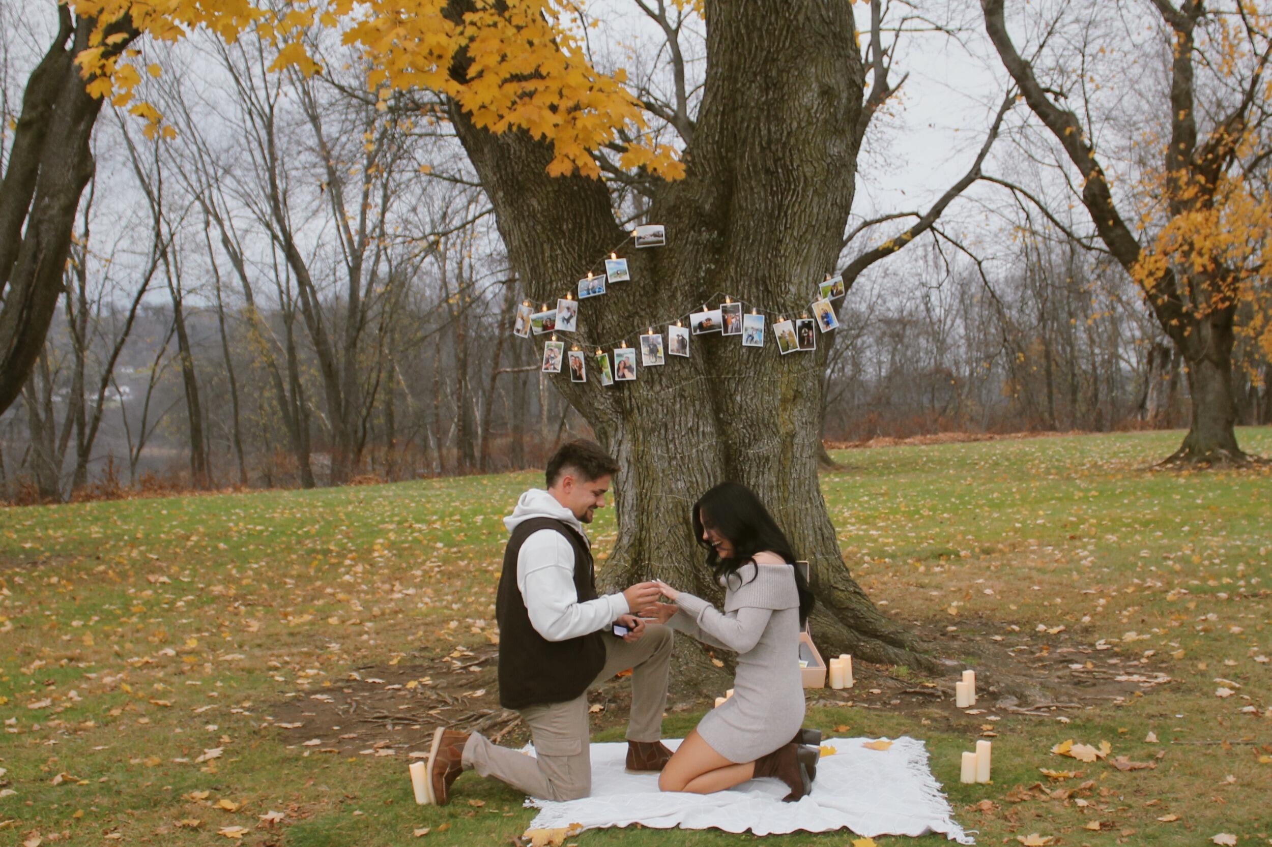 The most perfect proposal in the town that gave us one another. We felt so abundantly blessed to be showered with so much love and excitement from all of our family and friends!