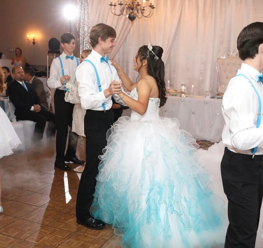 Dancing at my quinceañera !!