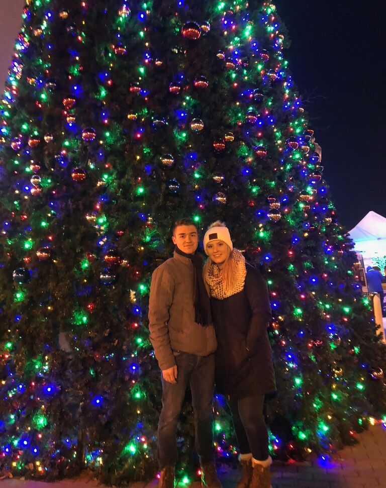 We celebrated our first holiday season together