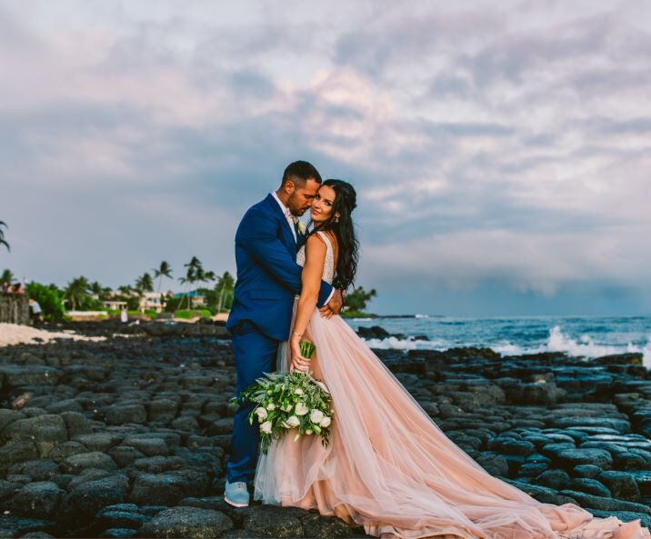 hawaii beach house wedding