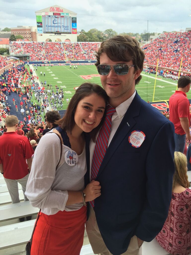 Our first Ole Miss gameday together!