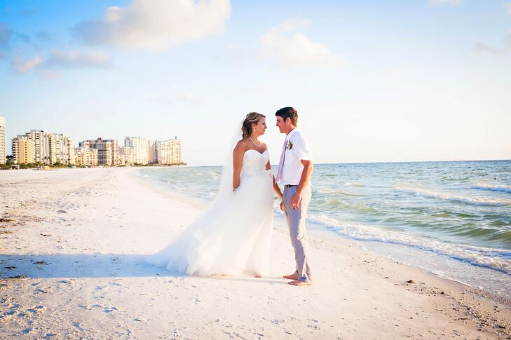 Romantic Marco Island Beach Couple Shot
