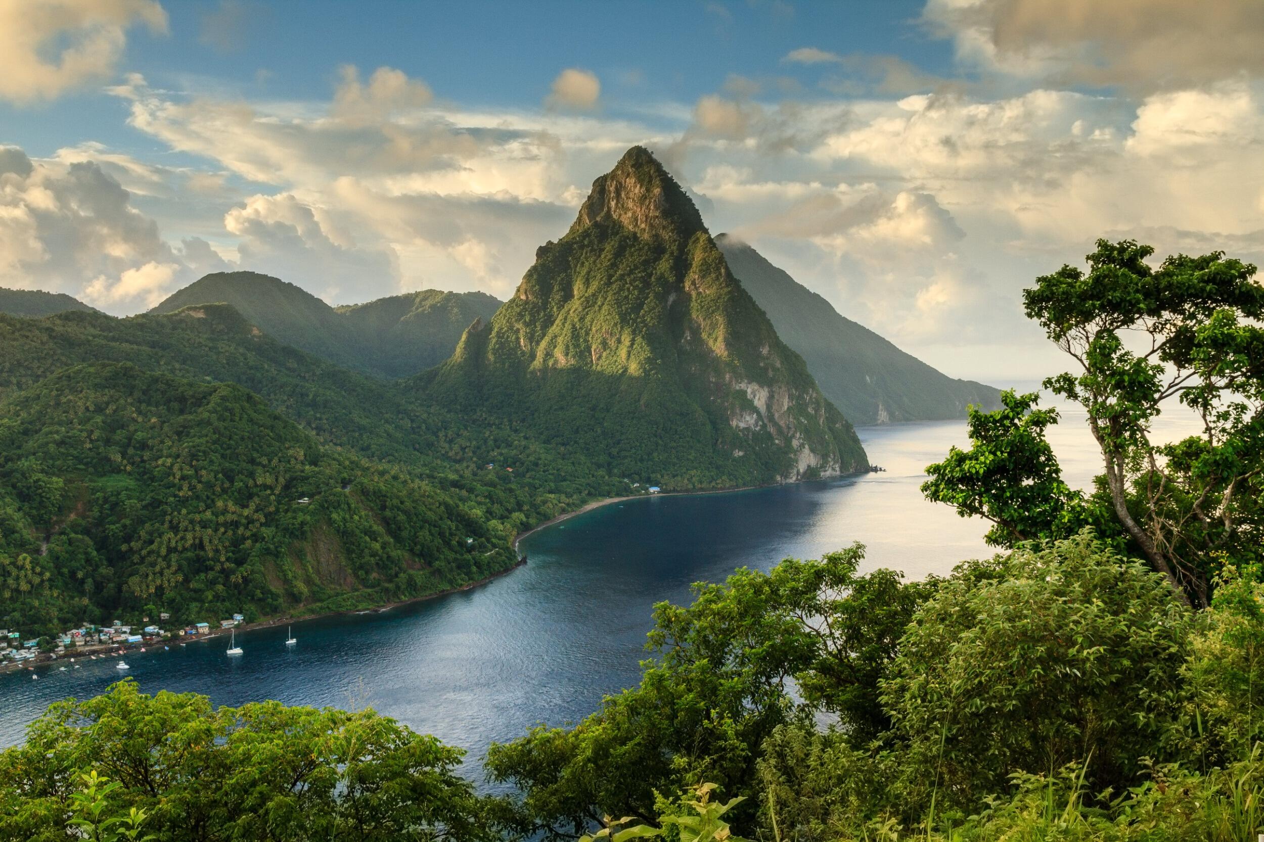 Mineral baths in St.Lucia