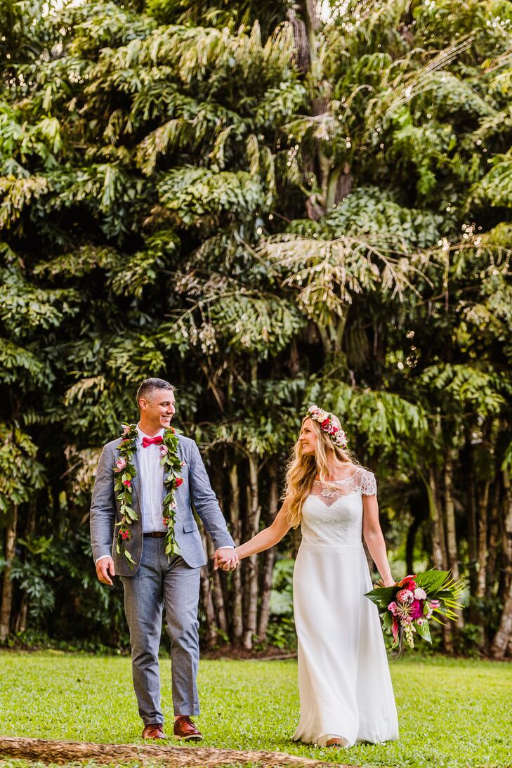 A Tropical Wedding At Stone Crusher Estate In Kapaau Hawaii