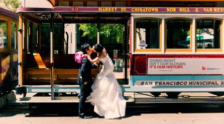 Elegant day of wedding accessories, programs, menus {San Francisco