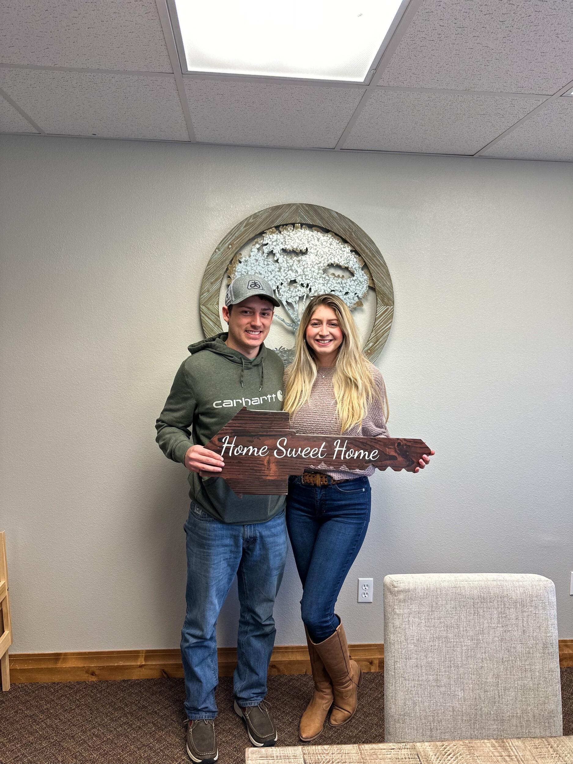 The day we closed on our home!