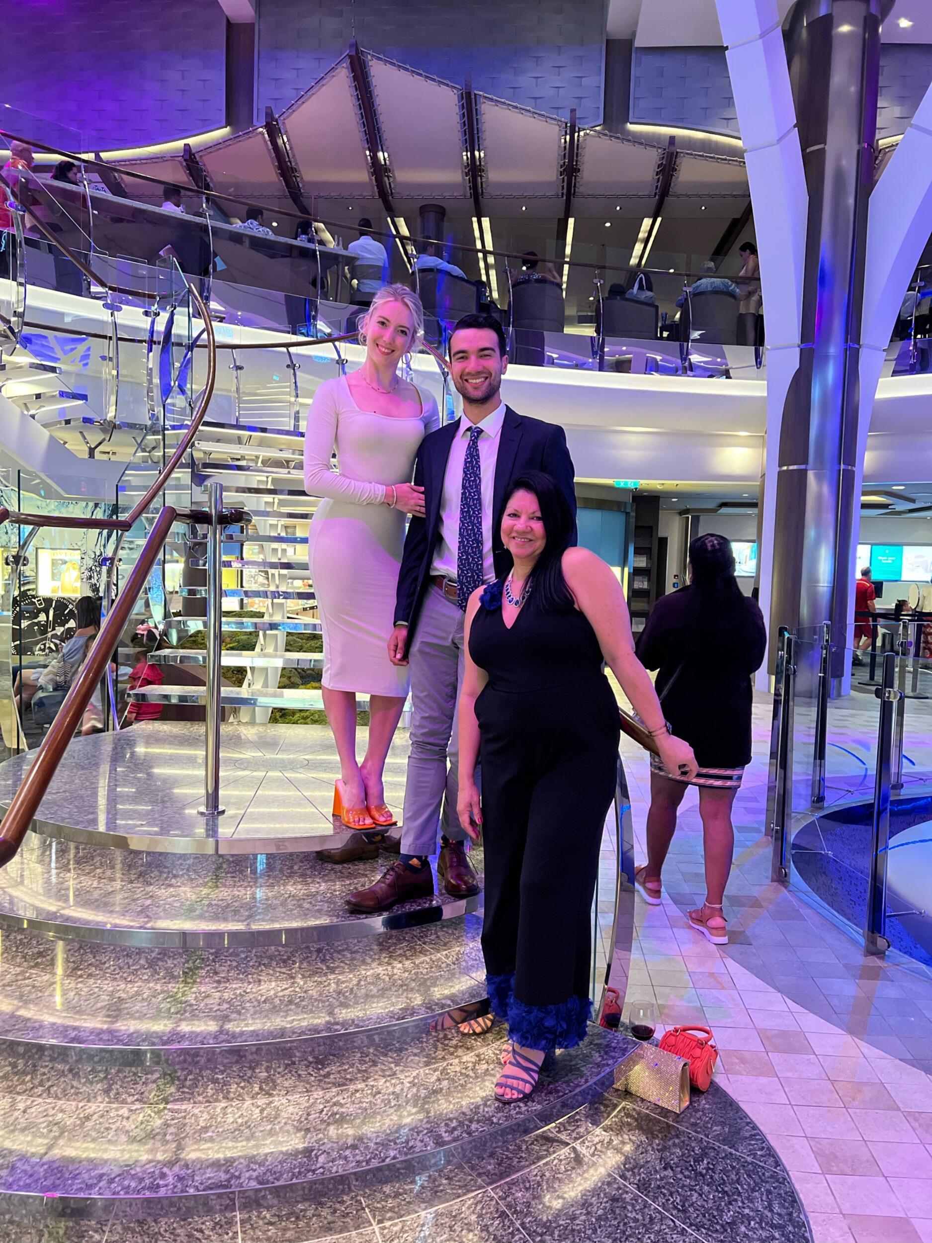 Our first official vacation was on a cruise with Jonathon's mom to the Caribbean! It was such a beautiful trip!