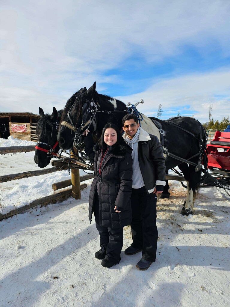 Our First Sleigh Ride