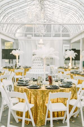 Art Deco Wedding Reception