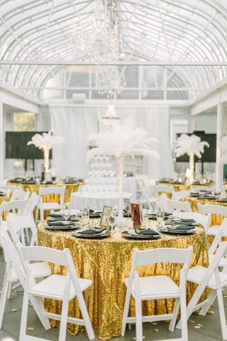 Art Deco Black And Gold Dining Tables