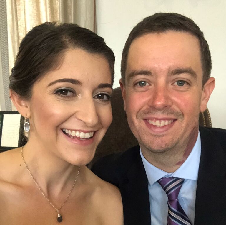 Cheesing at Courtney and Daniel's wedding just 7 short years ago. We had such a lovely time on one of their biggest days.