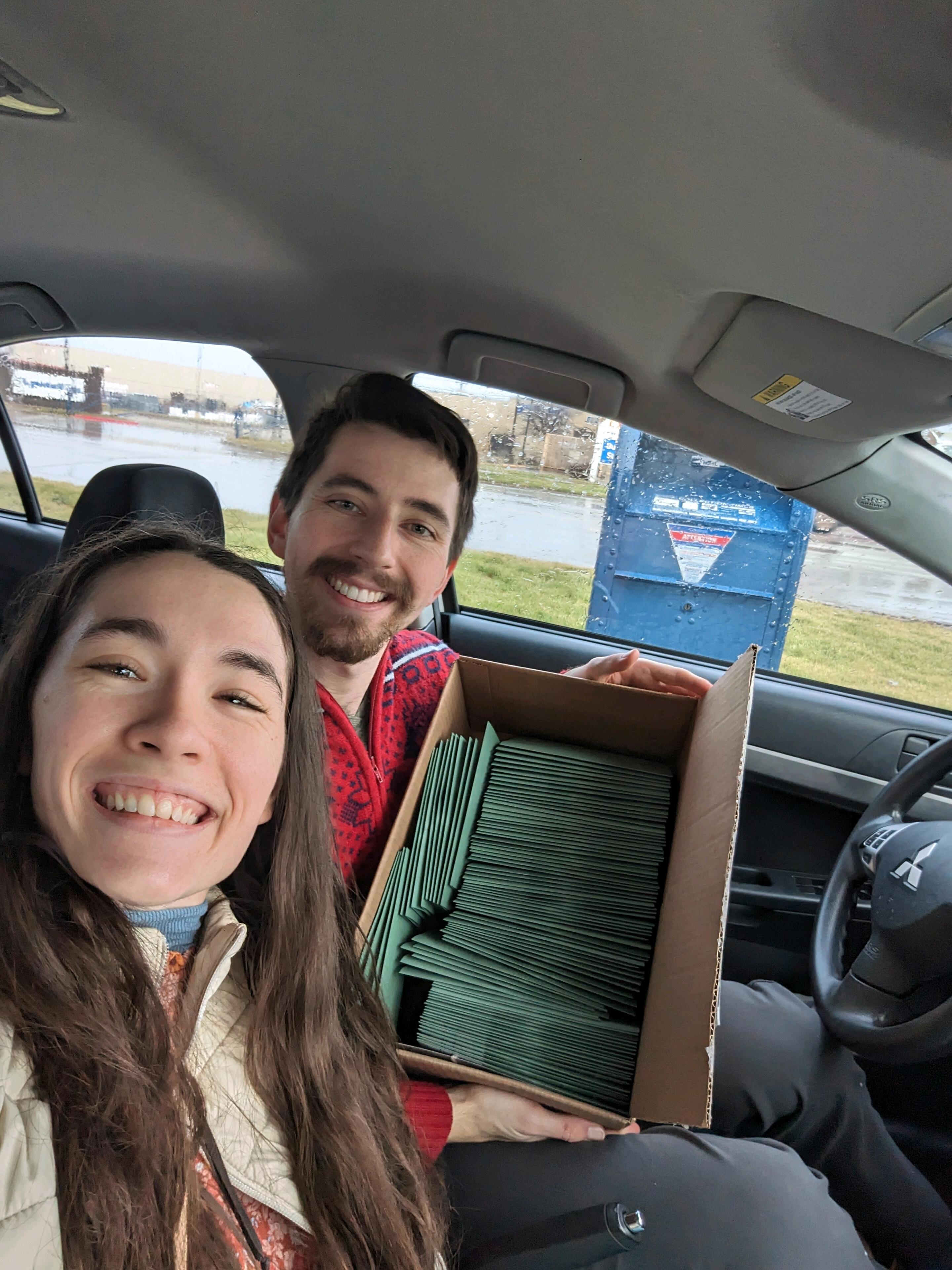 We mailed the invitations out to our beloved friends and family! We are so excited to celebrate our big day with you.