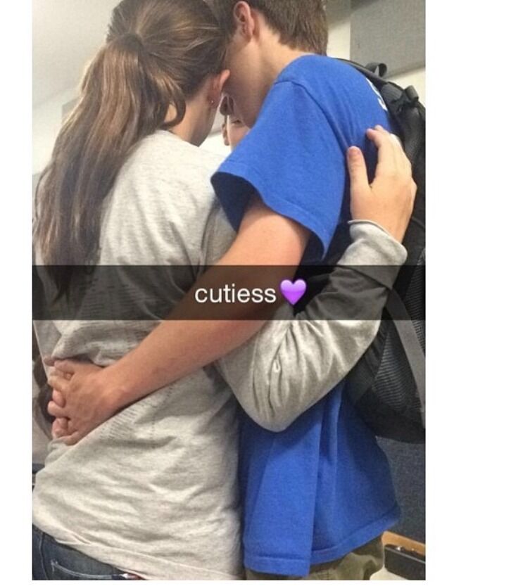 The first couple picture in band class. Kaelin was in 9th grade while Patrick was in 10th.