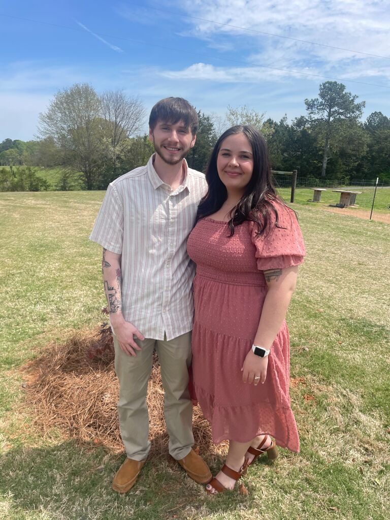 Their first Easter together! 