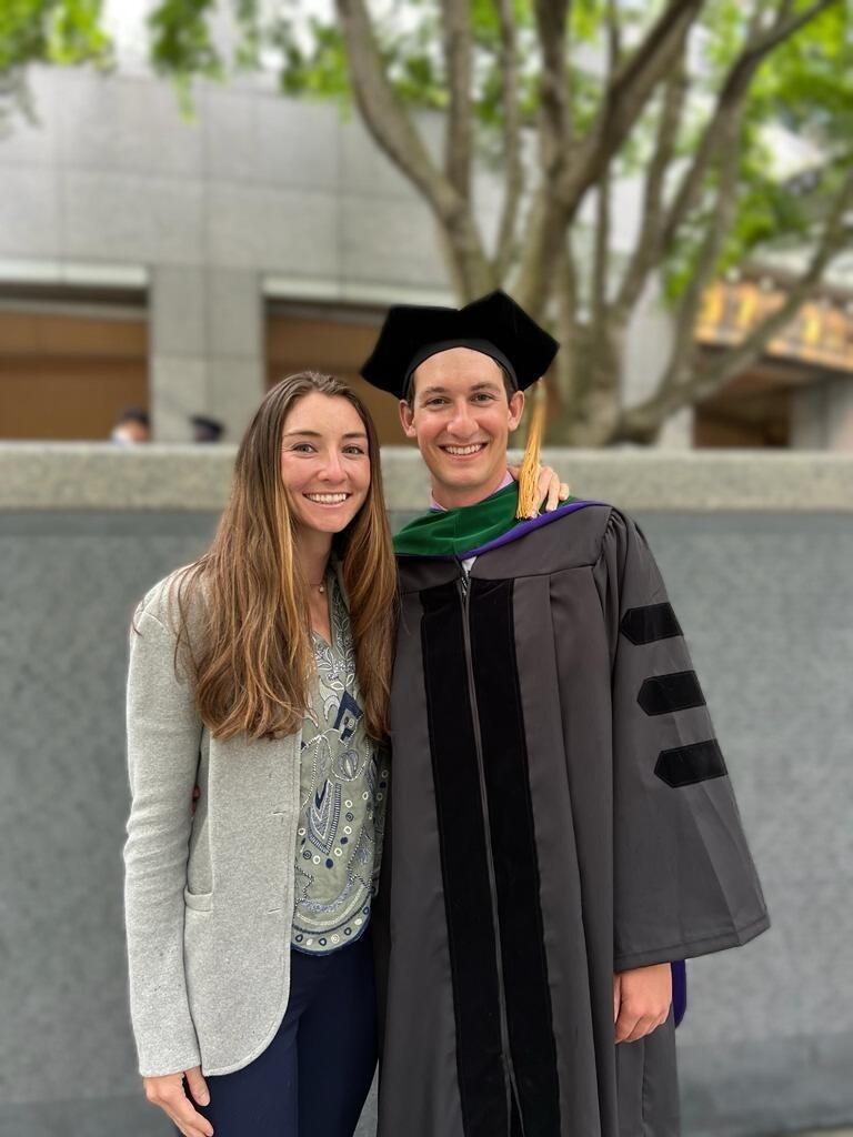 Sam's medical school graduation in Seattle, WA from University of Washington Medical Program. He did it!! Sam matched into Emergency Medicine, and matched at his top residency program out in.. yes.. West Virginia!