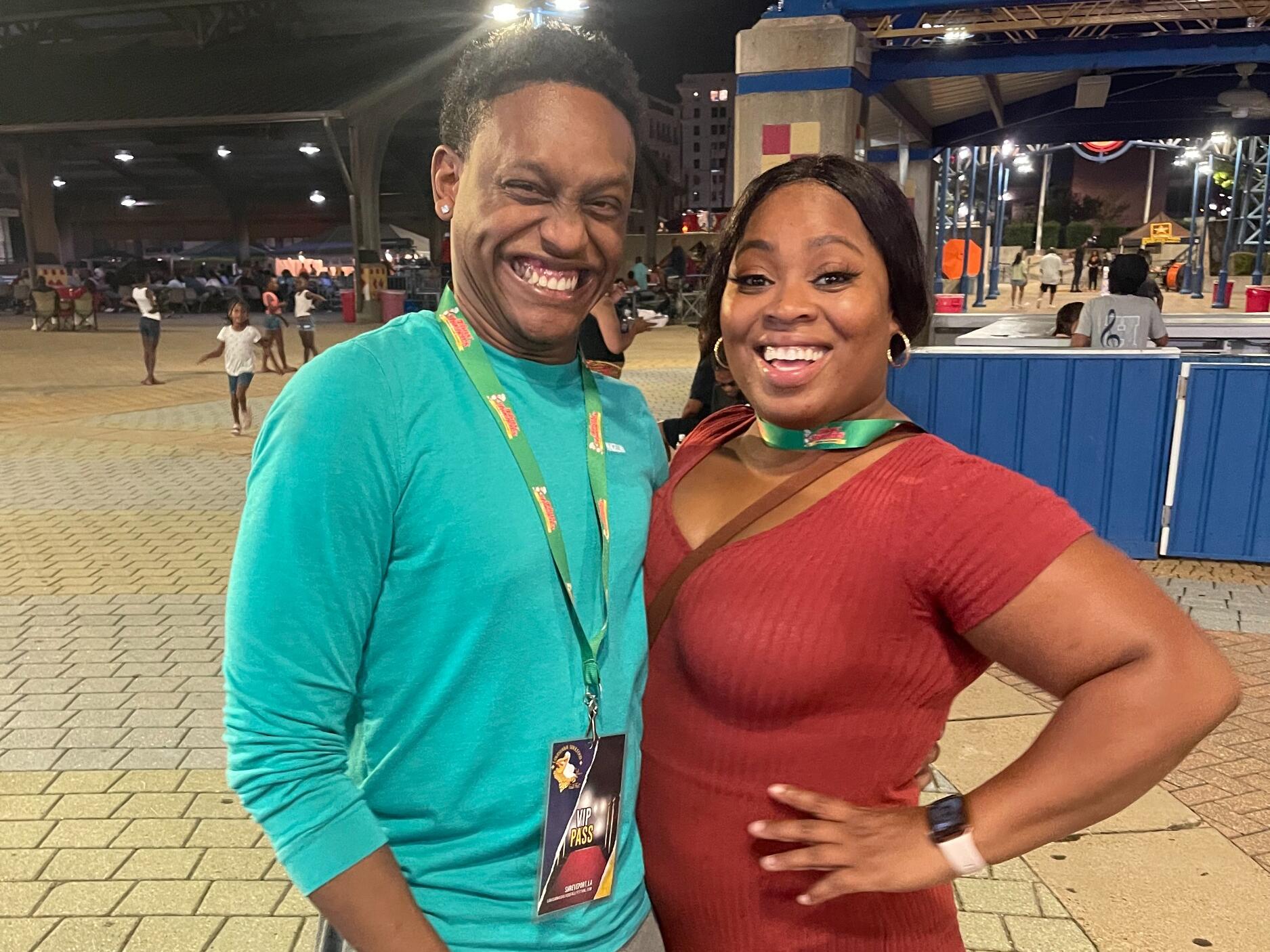 Jabari and Alexandria make their first public appearance.