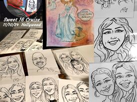 Rico's Caricature Studio - Caricaturist - Hollywood, FL - Hero Gallery 3