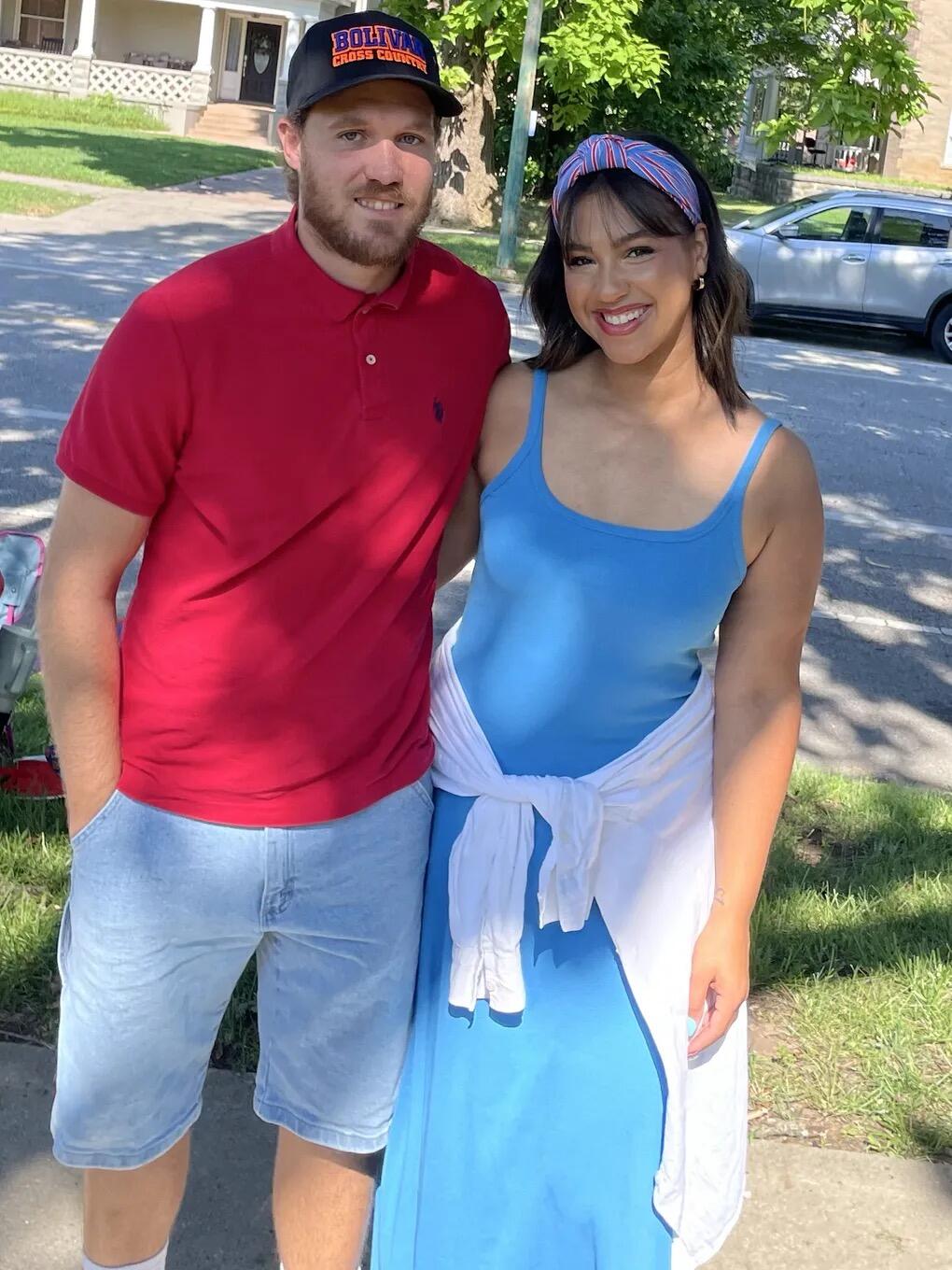 The two celebrated their first Independence Day together and Nathan embraced Hannah’s love for fireworks.