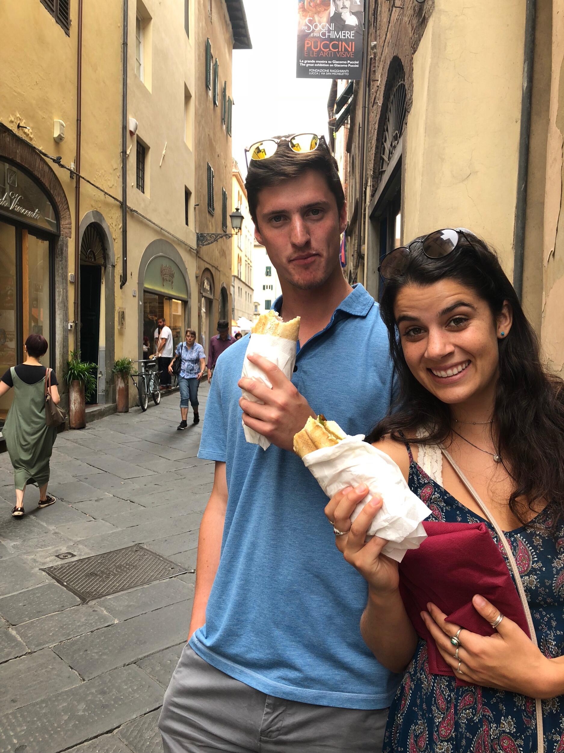 Sarah and Peter both arrived in Italy for the Gonzaga Study Abroad program after having two classes together over the previous year.
