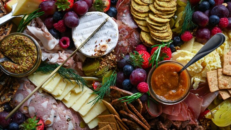 Oscar party idea - grazing board