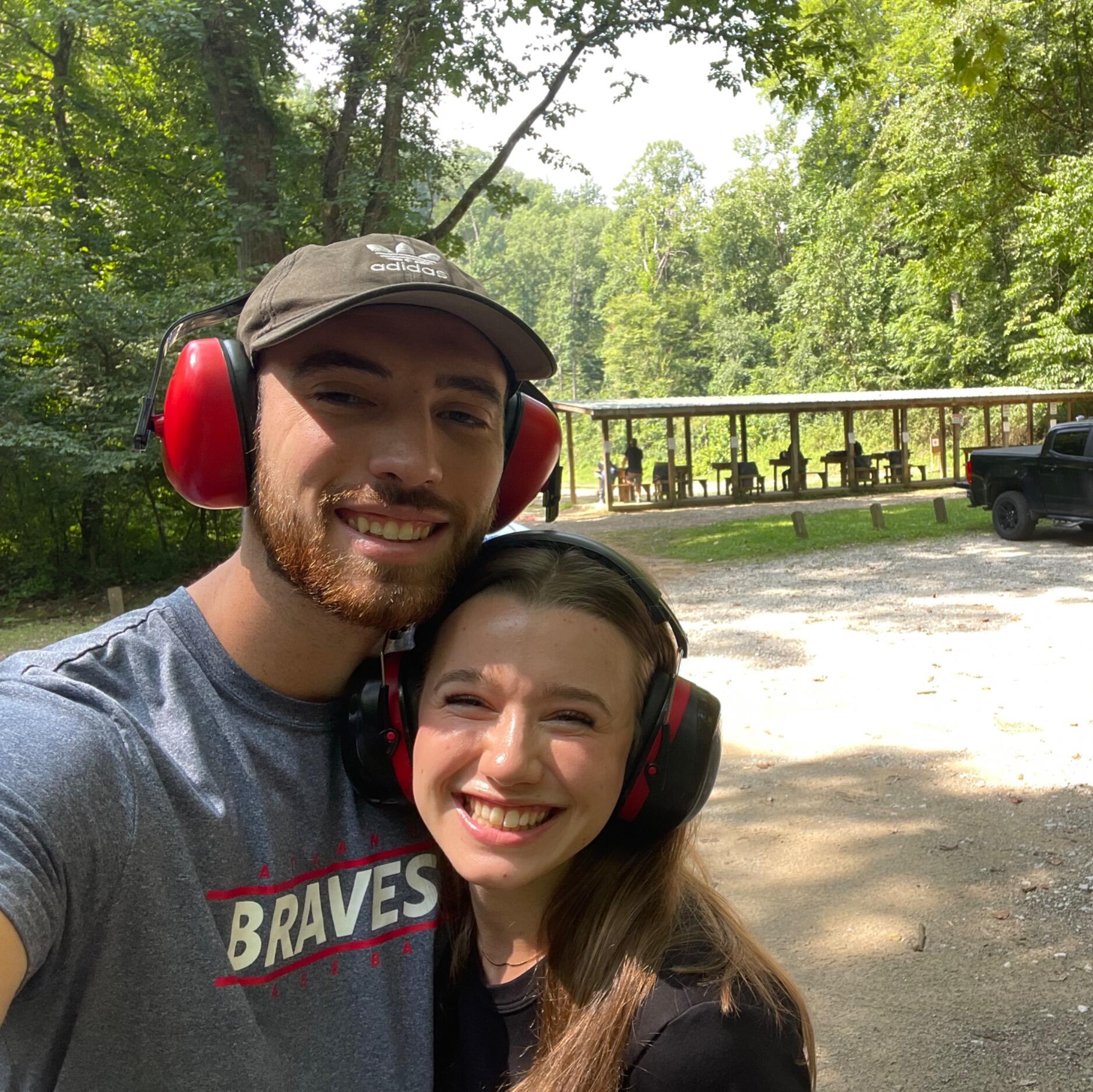 The "princess" visited West Virginia and hiked, kayaked, and shot guns