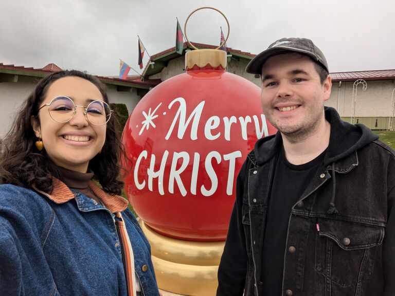 In preparation for Christmas (and to appease Michael) we went to Frankenmuth, and visited Bronner's and the Cheese Haus, where we managed to buy some of Michael's favourite festive snacks!