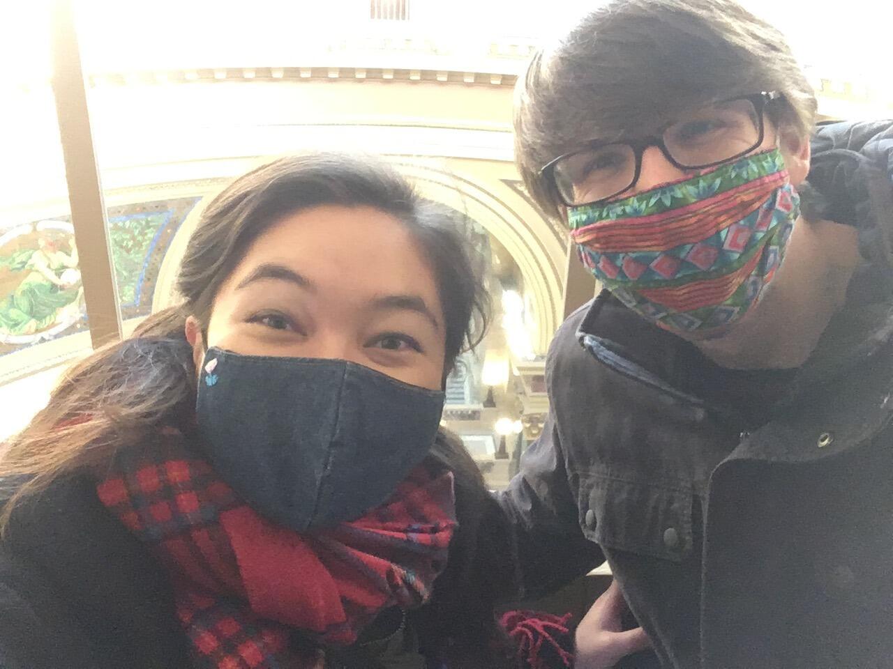 First state capitol together in Madison, Wisconsin! (This was Lauren's 22nd) 