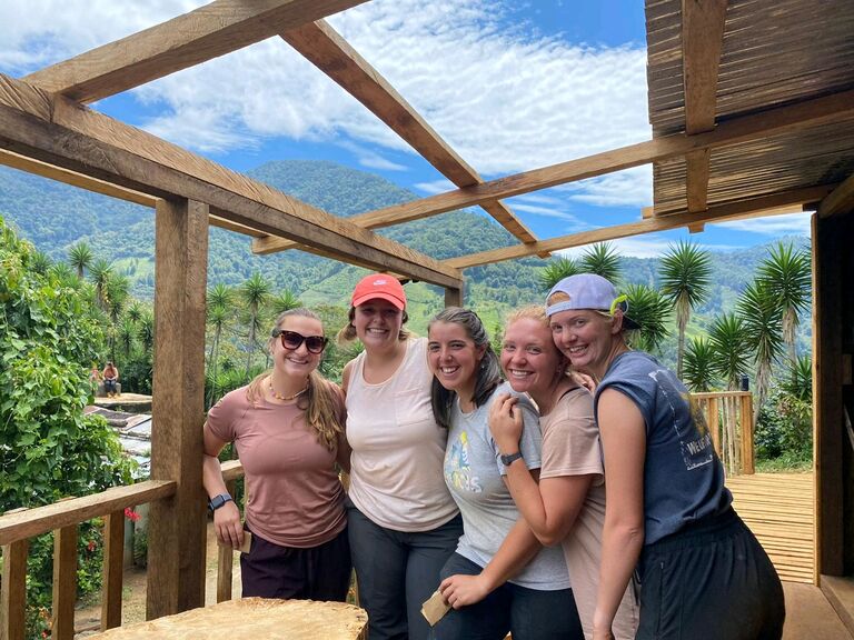Michaela spent a month camping on a mountain in Honduras helping build a church. She had no cell service and prayed for wisdom and discernment on whether she should continue to pursue Colby. 