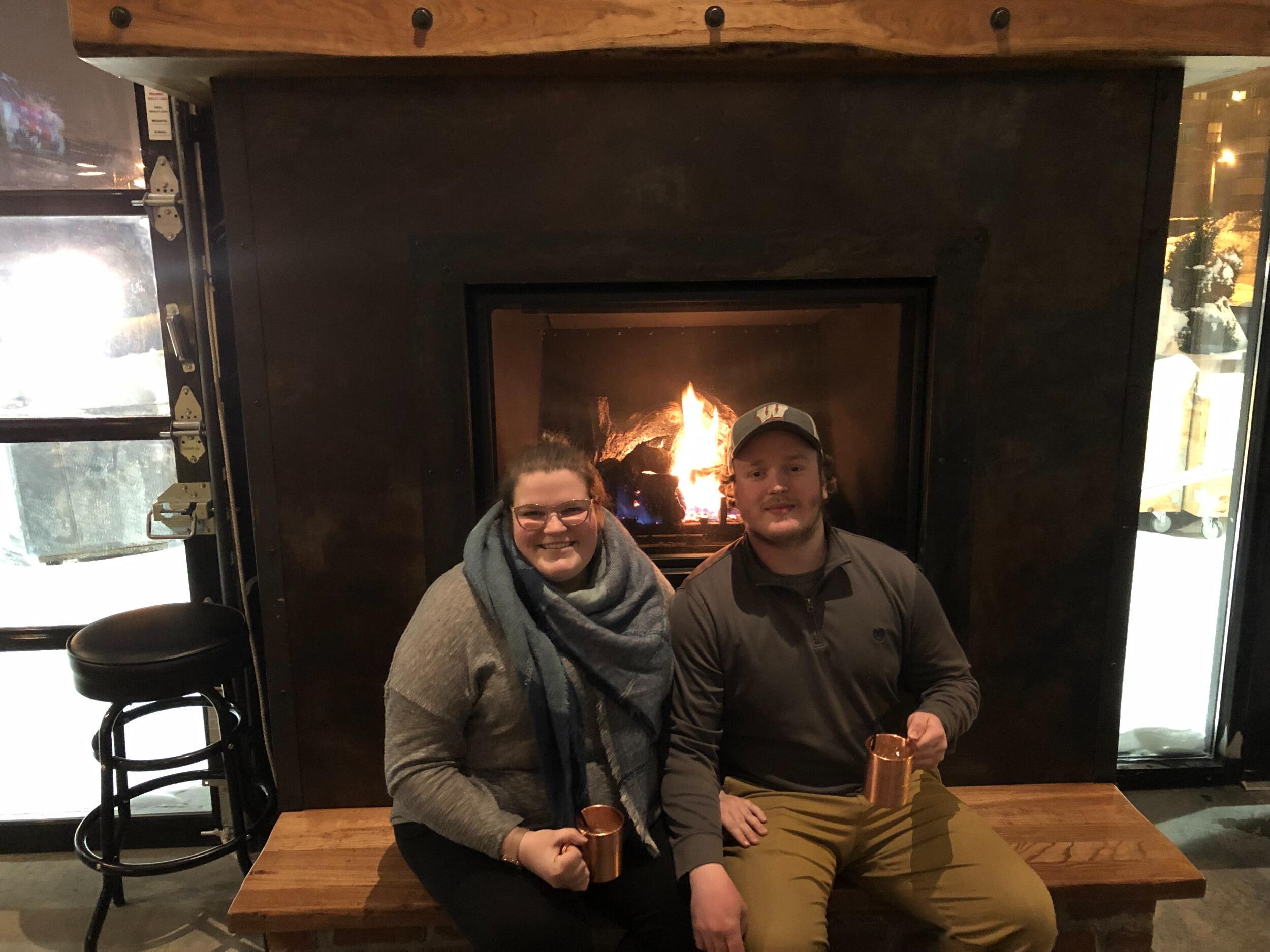 Our story technically started in June 2018 when Ryan and Trenna met on Tinder and had the world's WORST first date! If you're lucky, you'll get to hear more about it in the Maid of Honor's speech at the reception! However, this was our first photo together taken when we met friends for dinner at one of our favorite places, Full Mile Brewery! 