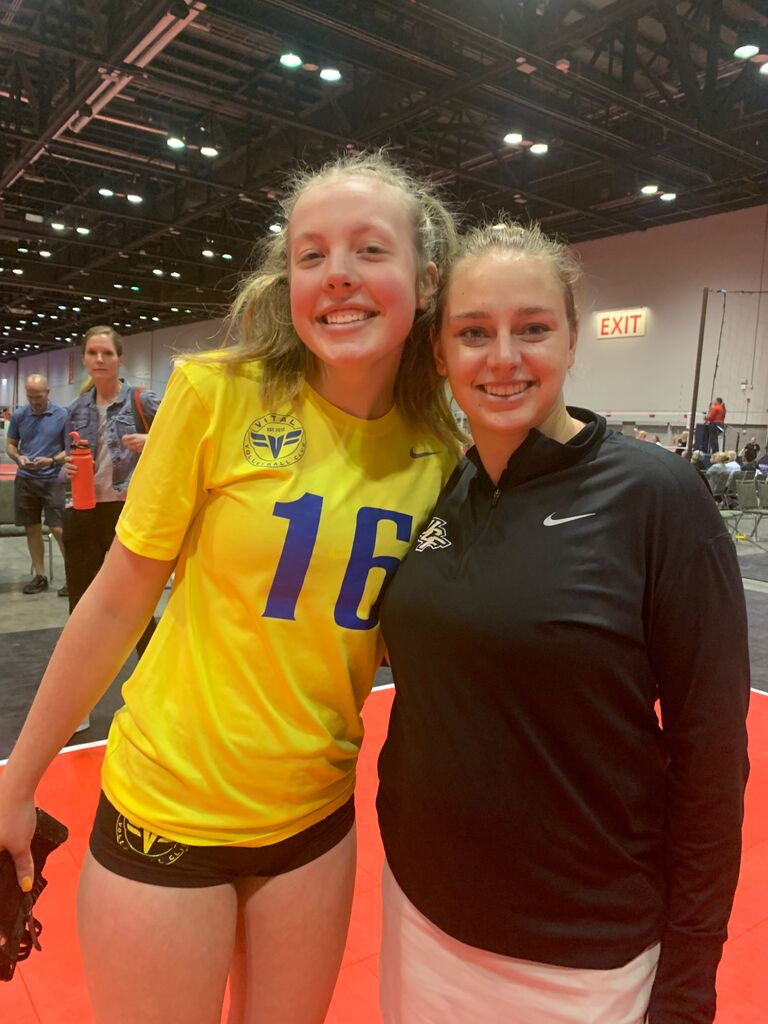 Brittany joins Kathy and Grandma Julie at Lila’s Volleyball Tournament in Orlando
