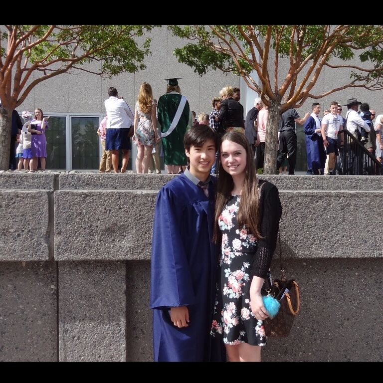 Nicholas graduated from high school!