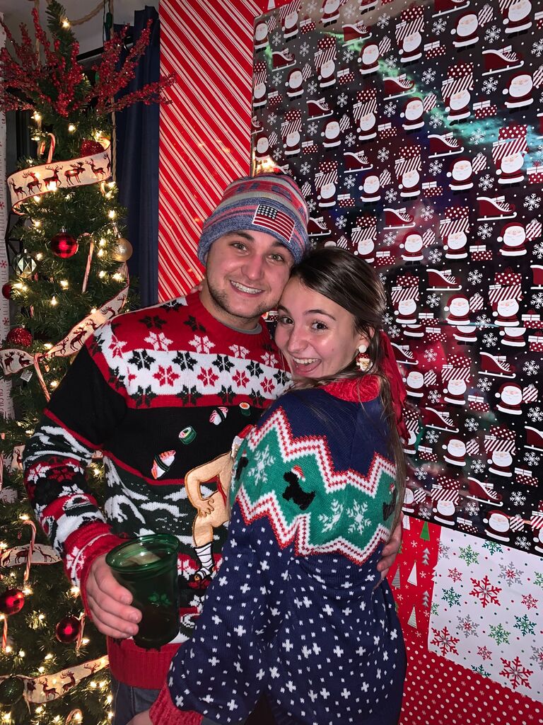 We went to an ugly sweater Christmas party before break began! 