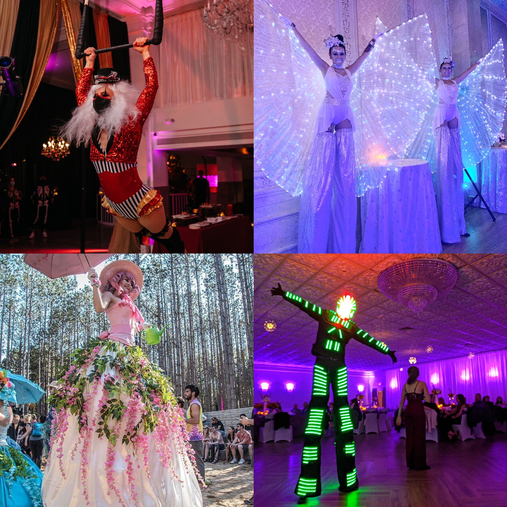 Stilt walkers for hire cheap near me