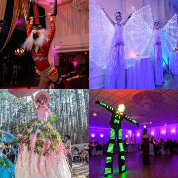 Extraordinary Arts - Acrobats, LED, Circus Acts - Stilt Walker - Boston, MA - Hero Main