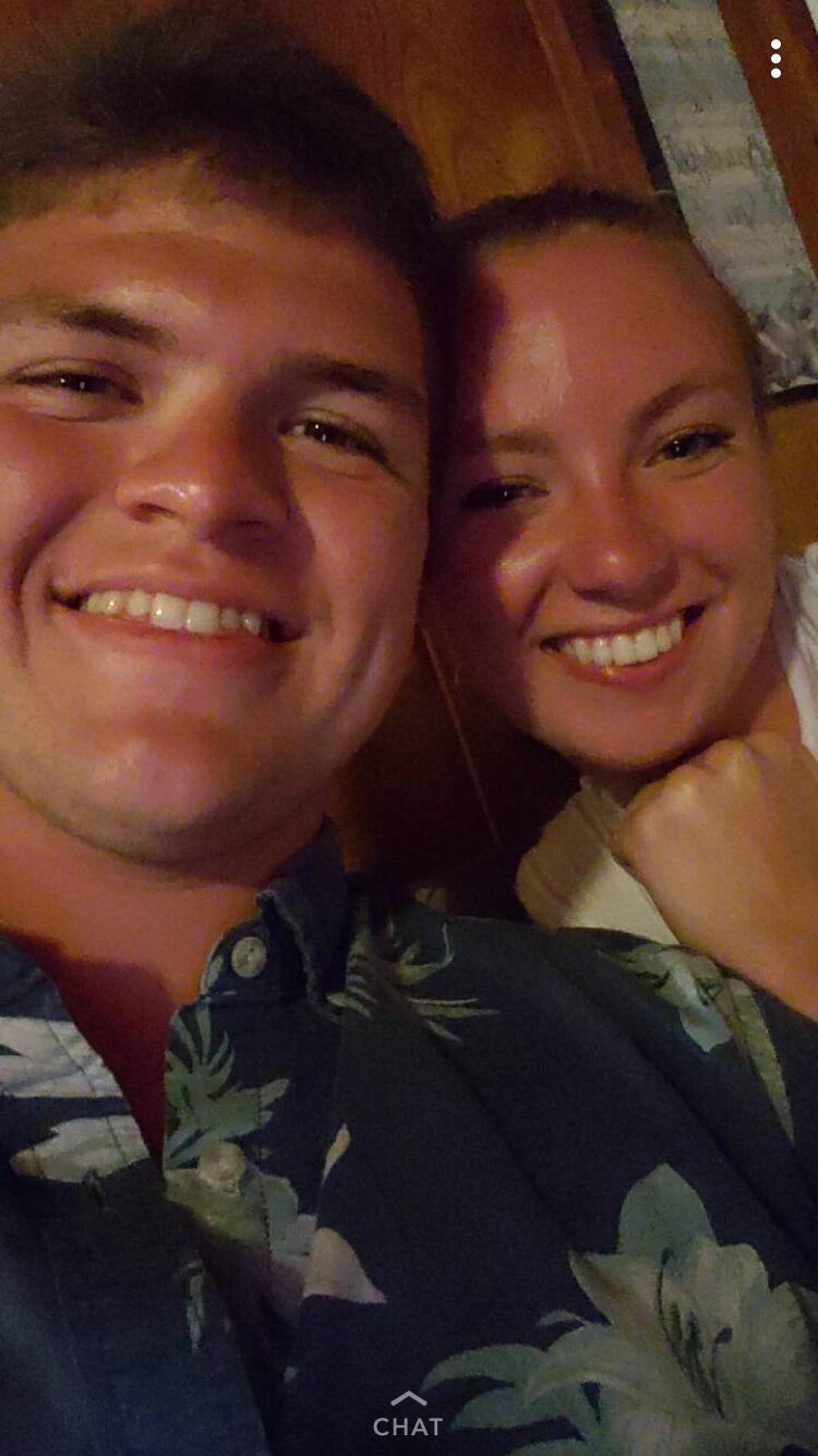 Holden Beach trip day after we started dating!