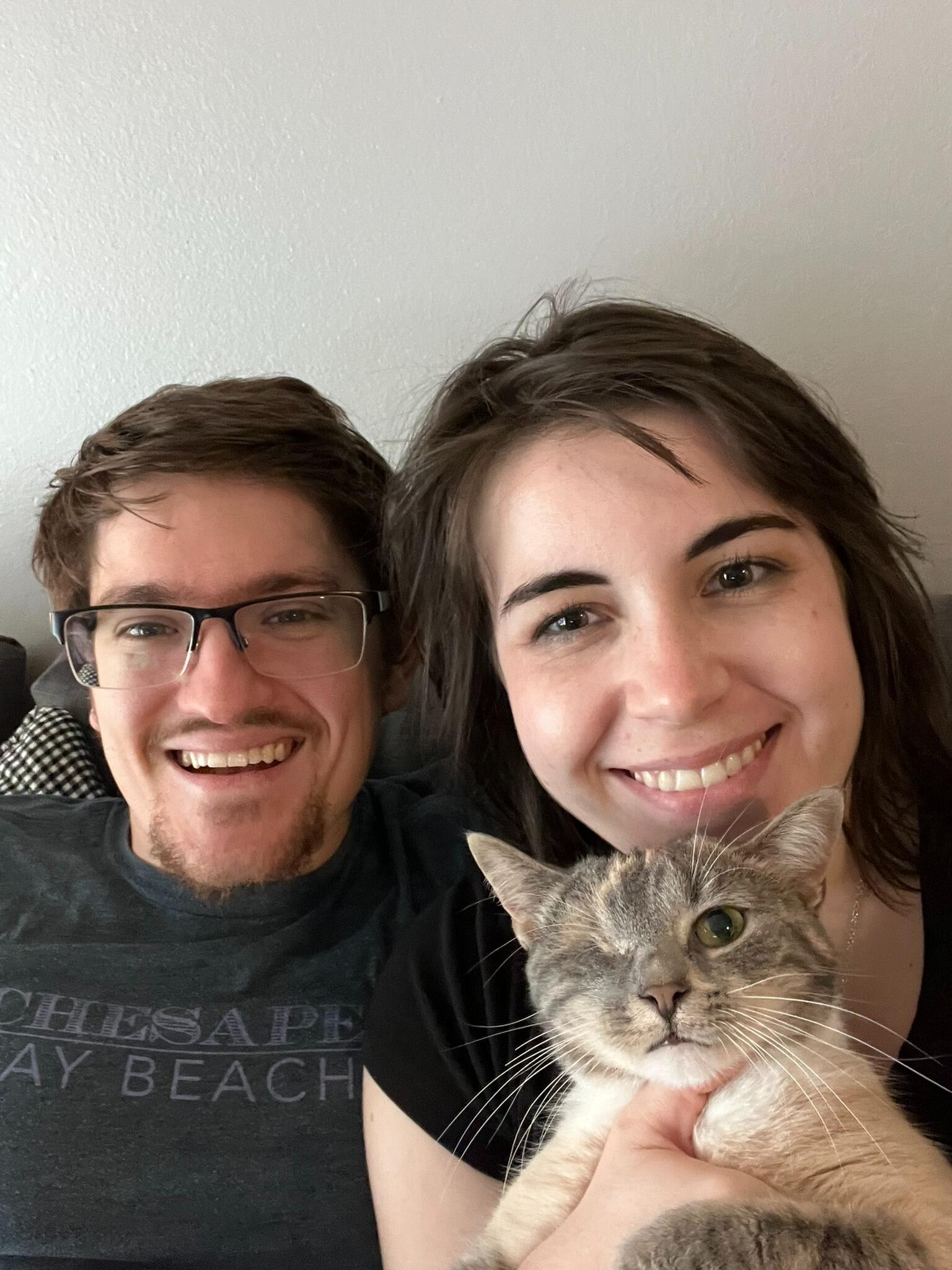 We adopted a cat together. Meet Leela!