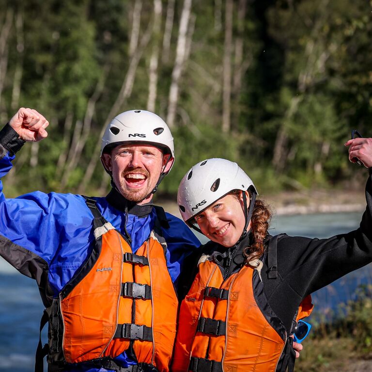 Surprise white water rafting trip down the Columbia River in British Columbia.