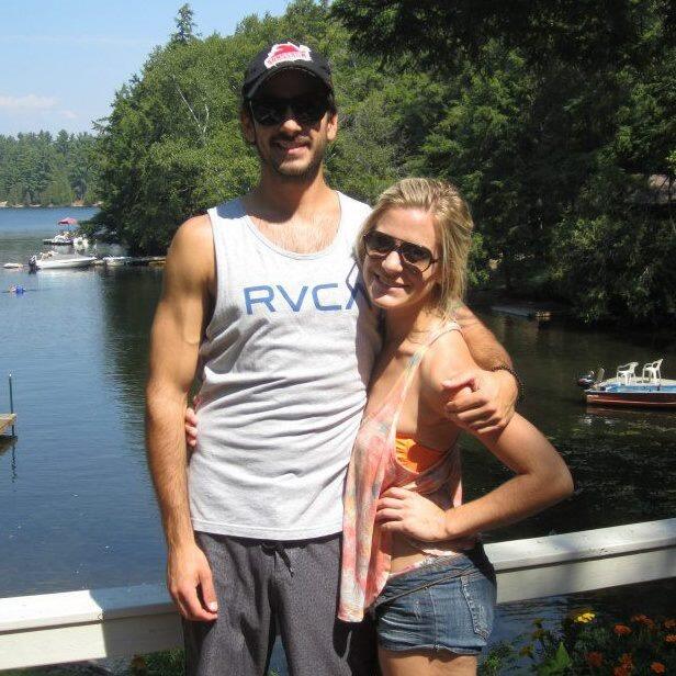 Early on, Kris hooked Amy in with his red truck and his cottage.