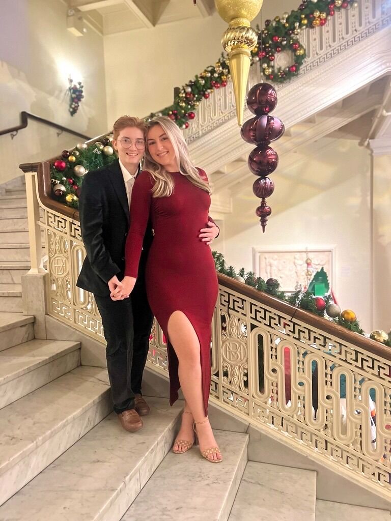 First holidays as fiancés